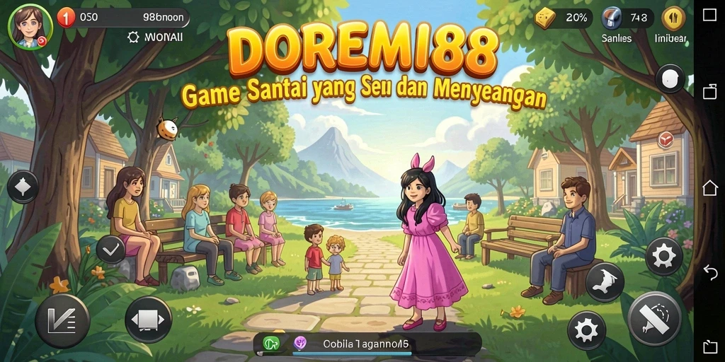 Tampilan visual menarik dari gameplay DOREMI88 yang seru.