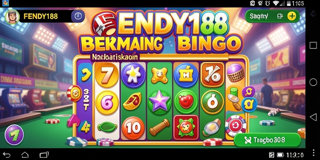 Screenshot FENDY188 yang menampilkan gameplay seru Bingo.