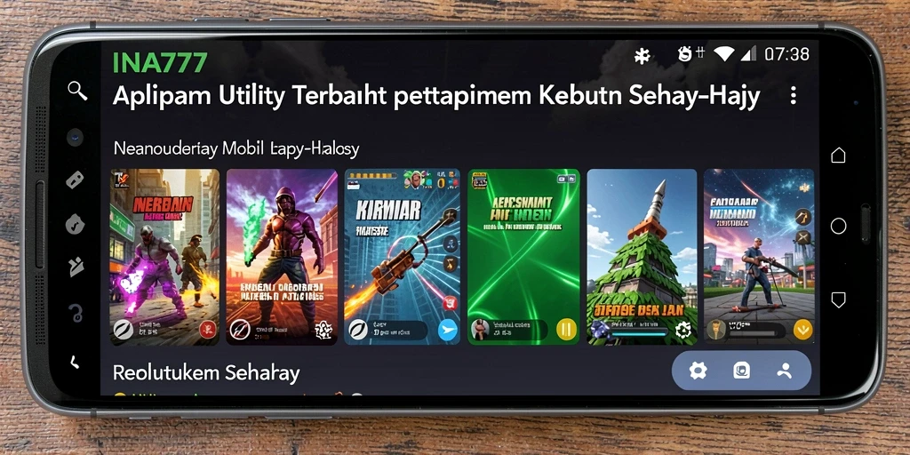 Tampilan utama aplikasi INA777 untuk pengelolaan tugas yang efisien.