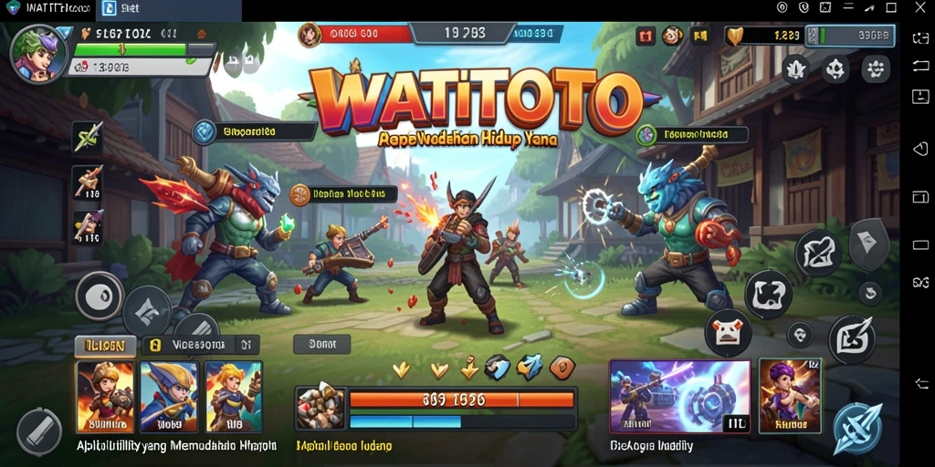 Screenshot utama WATITOTO menampilkan tampilan antarmuka aplikasi Utility yang intuitif.